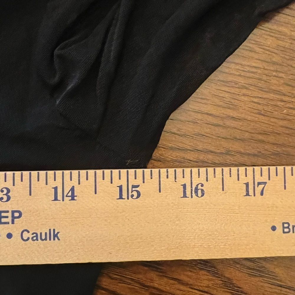 Vintage Necessary Objects Black Stretch Dress Wit… - image 8